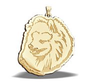 Pomeranian Dog Portrait Charm or Pendant