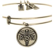 Wind   Fire  RN Caduceus  Expandable Bracelet