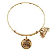 Wind   Fire  Live Love Laugh  Expandable Bracelet