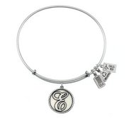 Wind   Fire  Love Letter  E  Charm  Expandable Bracelet