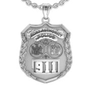 Personalized Port Authority Police Badge with Your Number