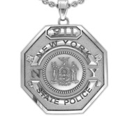 Personalized New York State Trooper Badge with Your Number