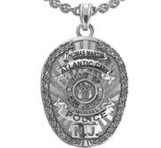 Personalized Atlantic City New Jersey Police Badge with Your Name   Department