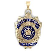 Personalized New Jersey Police Captain Badge with Your Department