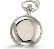 Charles Hubert Women s Chrome Tone Polished Necklace Watch