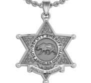 Personalized California Sheriff Badge with Name and Rank