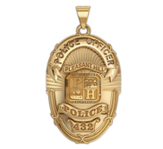 Personalized Pleasant Hill Police Badge with Your Rank and Number