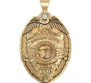 Personalized California Police Badge with Your Rank  Department and Number