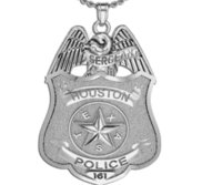 Personalized Texas Police Badge with Your Rank  Number   Department