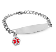 Stainless Steel Women s Medical ID Bracelet