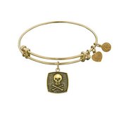 Angelica Skull and Crossbone Expandable Bracelet