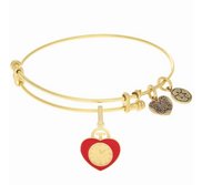 Angelica Heart Badge Expandable Bracelet