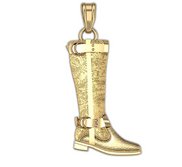 Equestrian Boot Horse Jewelry Charm