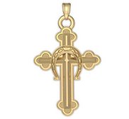 Horse Memorial Cross Charm