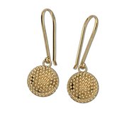 Golf Ball Kidney Wire Dangle Earrings