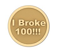  I Broke 100  Golf Ball Marker