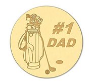  1 Dad Golf Ball Marker