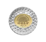 Personalize Logo Two Tone Golf Ball Marker with Name