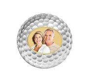 Photo Two Tone Golf Ball Marker with Name