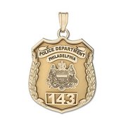 Personalized Philadelphia Police Badge with Your Number