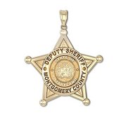 Personalized Sheriff Maryland Police Badge with Your Department  Rank and Badge Number