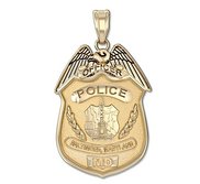 Personalized Baltimore  Maryland Police Badge with Your Rank and Badge Number