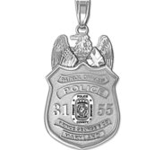 Personalized Prince George County  Maryland Police Badge with Your Rank and Badge Number