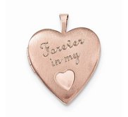 Rose Gold Plated Forever in my Heart Photo Locket