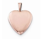 Rose Gold Plated Small Heart Photo Locket