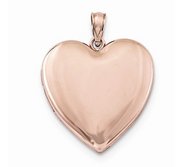 Rose Gold Plated Classic Heart Photo Locket