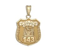 Police Wife Personalized Police Badge with Your Number