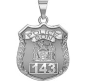 Police Son Personalized Police Badge with Your Number