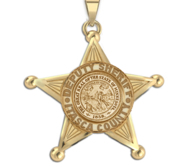 Personalized Minnesota Sheriff Badge with Rank  Number   Dept 