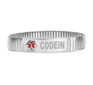 Stainless Steel Codeine Men s Expansion Bracelet