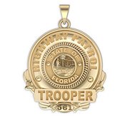 Personalized Florida State Highway Patrol Trooper Badge with Name or Rank   Number 