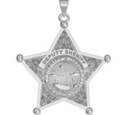 Personalized Florida Sheriff Badge with Rank  Number   Dept 