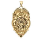 Personalized Florida Correction Officer Police Badge with Your Badge Number