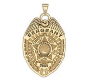 Personalized Dade County  Florida Sheriff Police Badge with Your Rank and Number