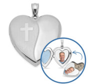 Holy Cross Cremation   Hair Photo Locket