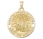 Nuestra Virgen de Fatima Religious Medal   EXCLUSIVE 