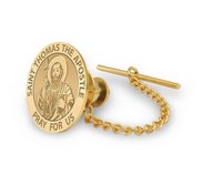 Saint Thomas the Apostle Religious Tie Tack   EXCLUSIVE 