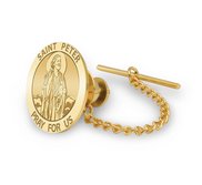 Saint Peter Religious Tie Tack   EXCLUSIVE 