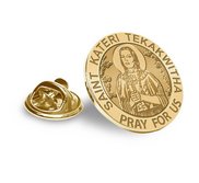 Saint Kateri Tekakwitha Religious Brooch  Lapel Pin   EXCLUSIVE 