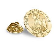 Saint Elizabeth Seton Religious Brooch  Lapel Pin   EXCLUSIVE 