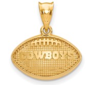 LogoArt Dallas Cowboys Football Pendant