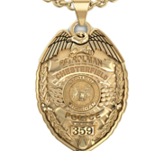 Personalized Michigan Police Badge with Your Name  Rank  Number   Department