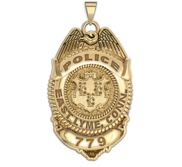 Personalized Connecticut Police Badge with Number   Department