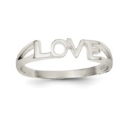 Sterling Silver LOVE Ring