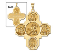 Four Way Cross   Hockey Religious Medal   EXCLUSIVE 