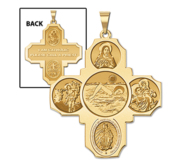 Four Way Cross   Swimming Female Religious Medal   EXCLUSIVE 